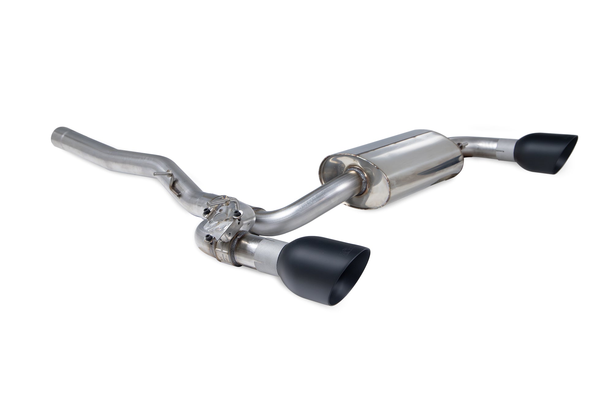 Scorpion Exhaust System For BMW M135i xDrive F40 GPF Model Black Ceramic 114mm Daytona Tailpipess