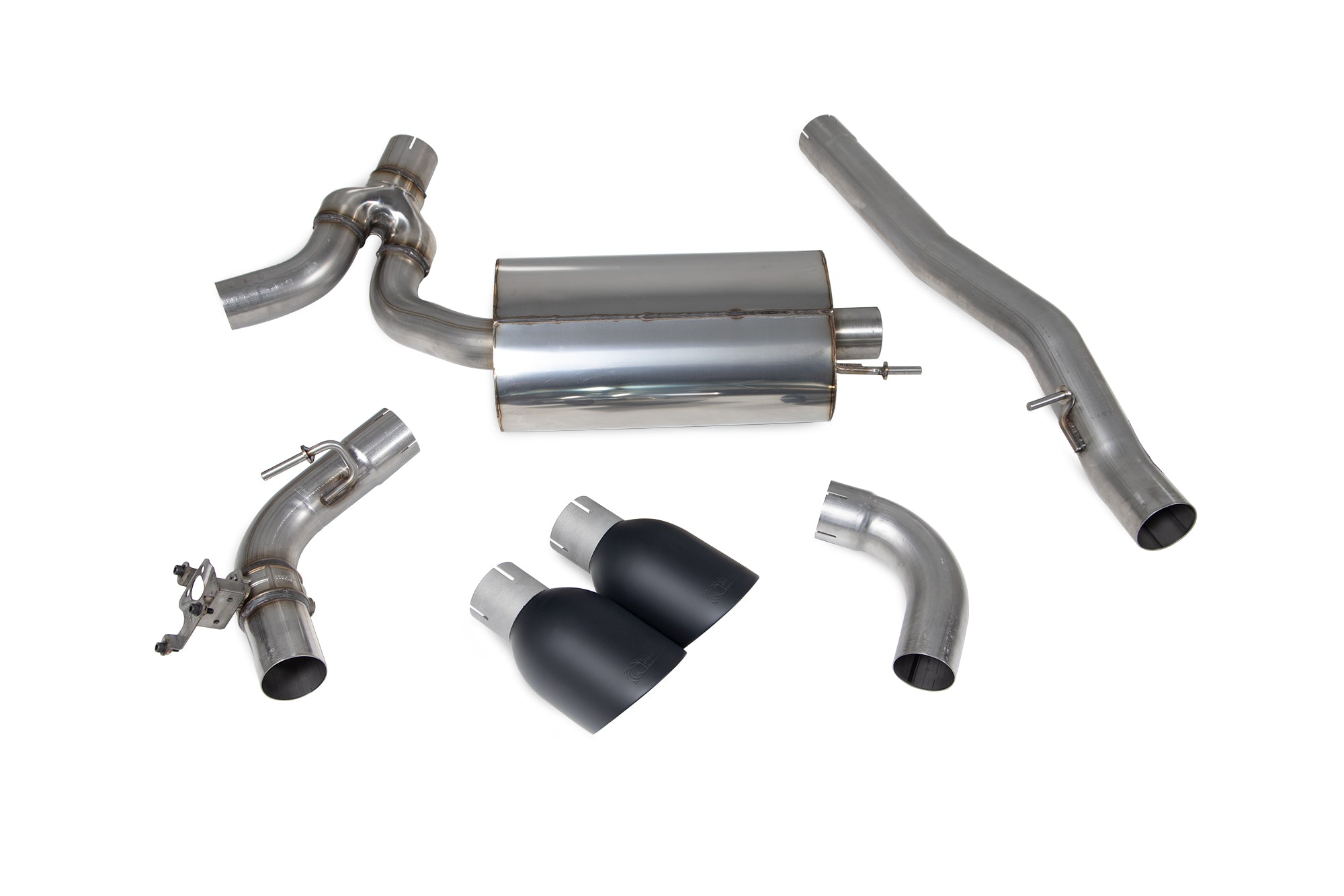 Scorpion Exhaust System For BMW M135i xDrive F40 GPF Model Black Ceramic 114mm Daytona Tailpipess