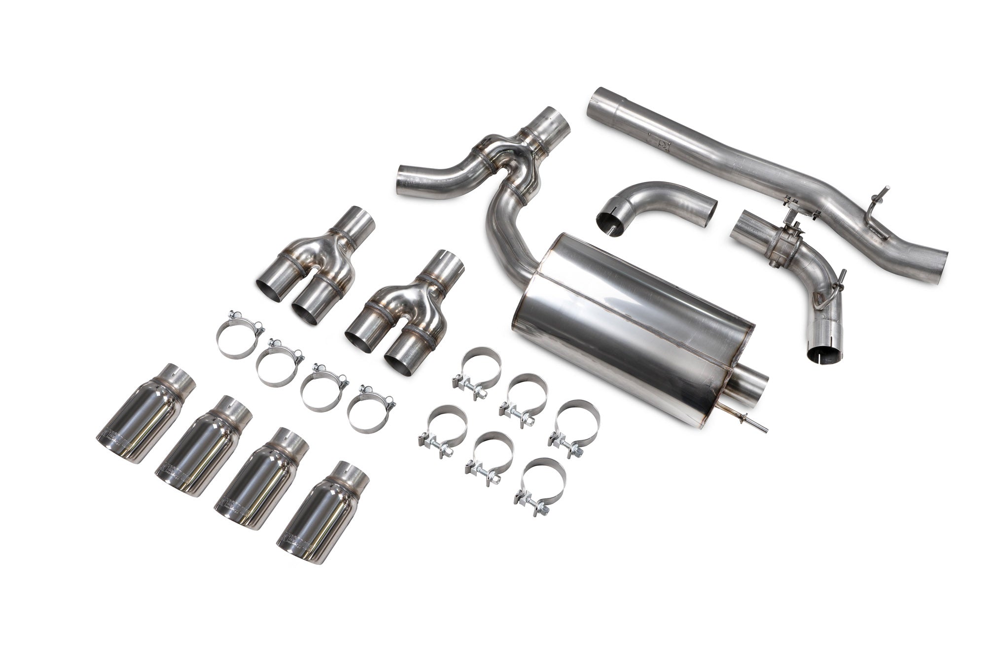 Scorpion Exhaust System For BMW M235i Gran Coupe xDrive F44 Polished 90mm Daytona Tailpipe