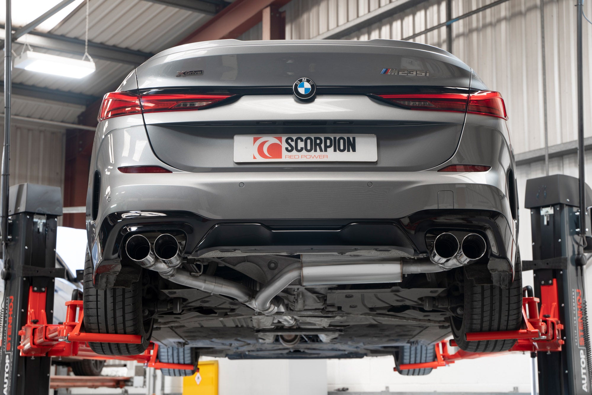 Scorpion Exhaust System For BMW M235i Gran Coupe xDrive F44 Polished 90mm Daytona Tailpipe