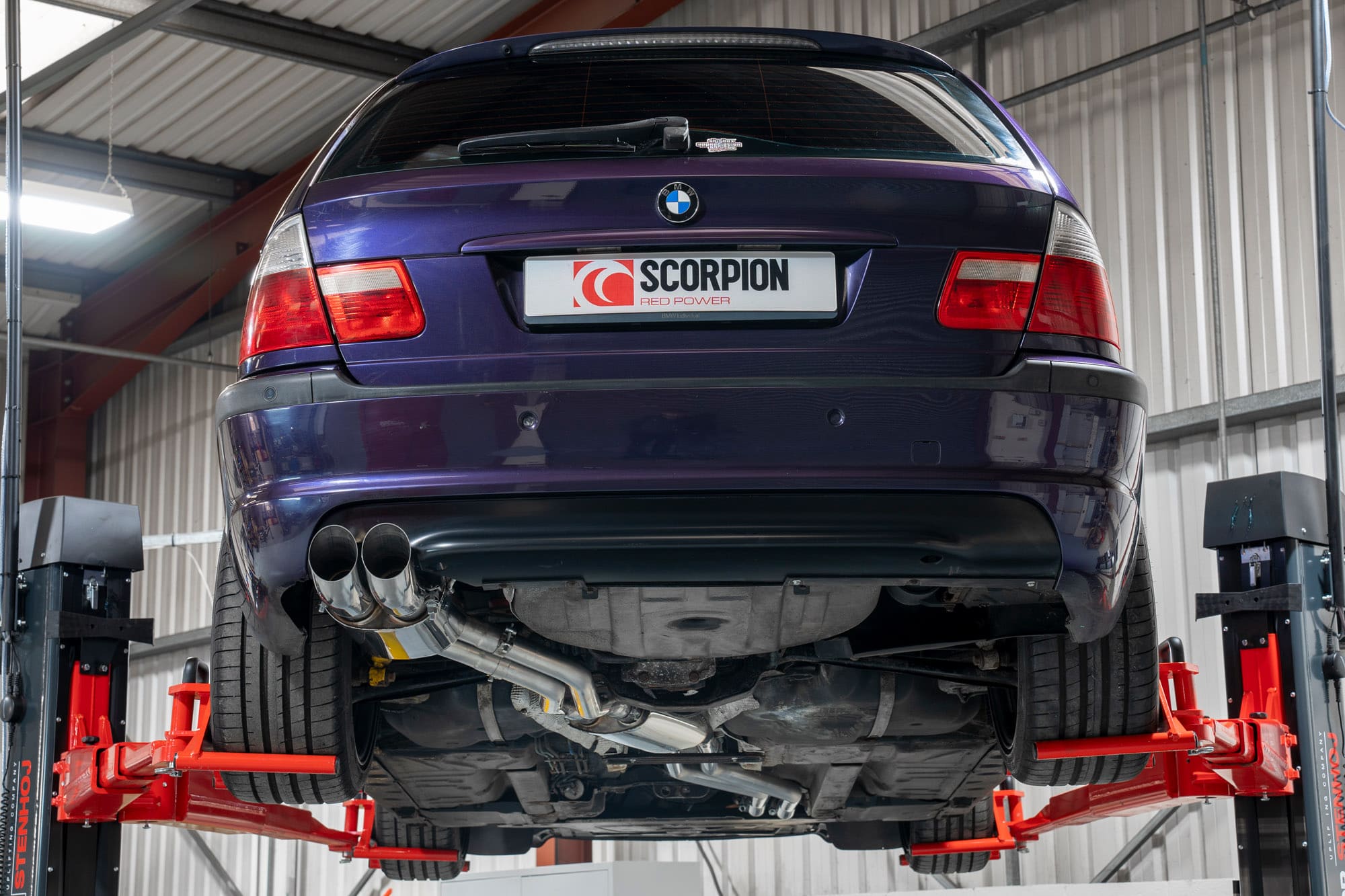 Scorpion Exhaust System For BMW E46 320/325/330 RWD Petrol DTM 80mm