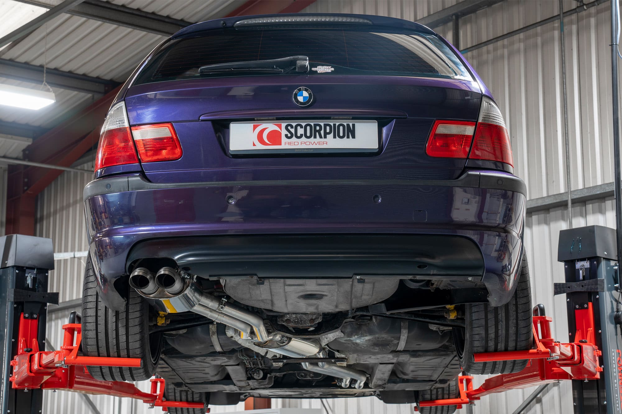 Scorpion Exhaust System For BMW E46 320/325/330 RWD Petrol Downturn 70mm