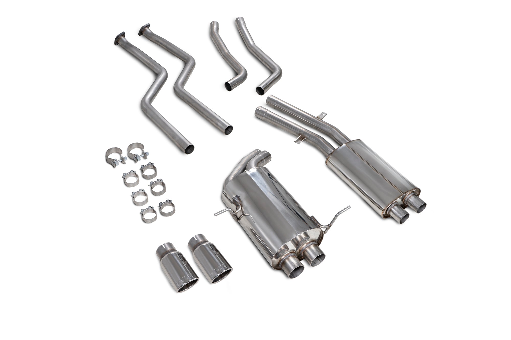 Scorpion Exhaust System For BMW E46 320/325/330 RWD Petrol Monaco 90 x 76mm