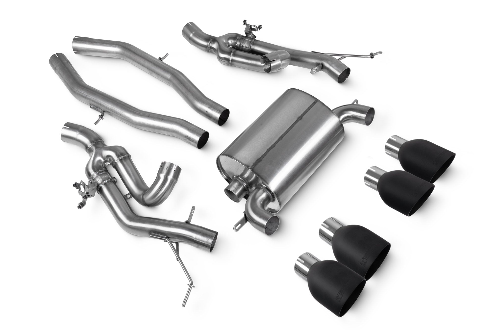 Scorpion Exhaust System For BMW M3 G81 Touring Black Ceramic 114mm Daytona Tailpipess