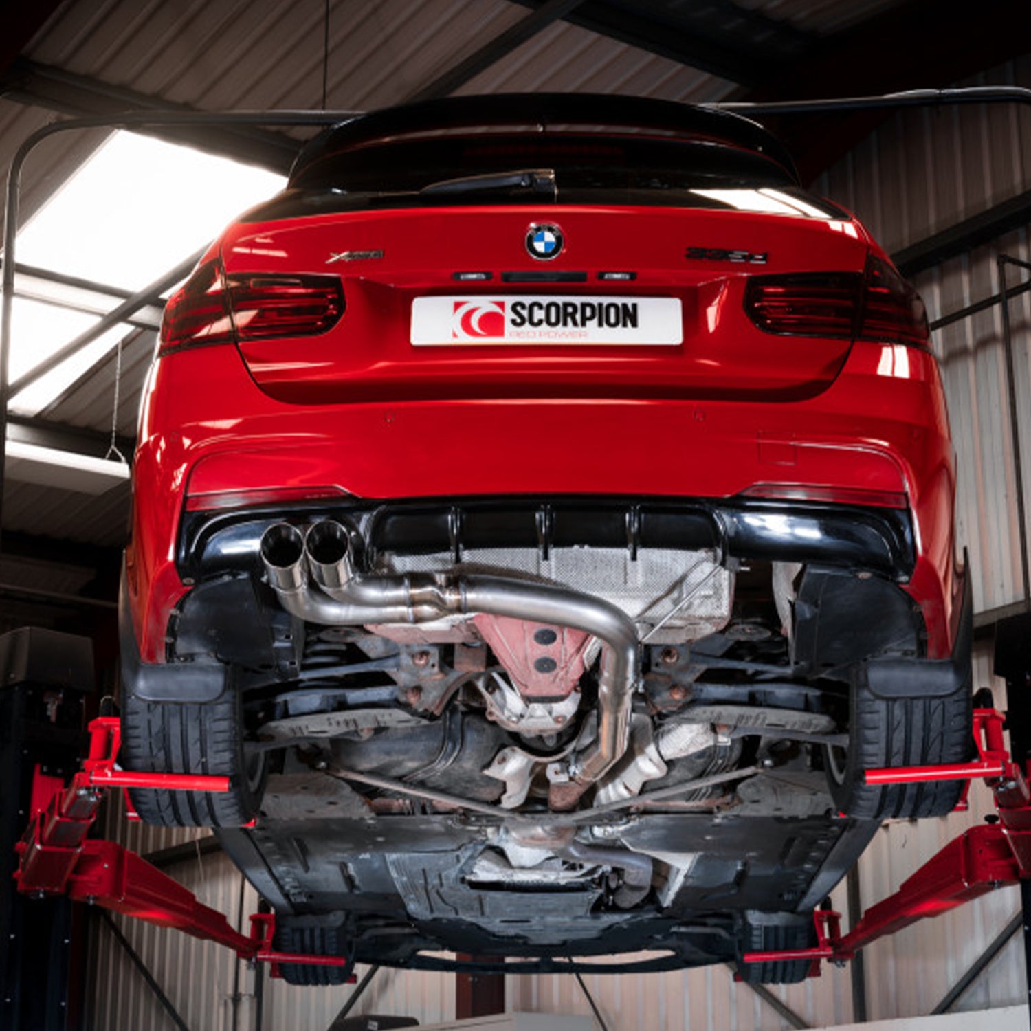 Scorpion Non-Resonated Half Exhaust System For BMW F30/F31 330D/335D, F32 430D/435D including xDrive