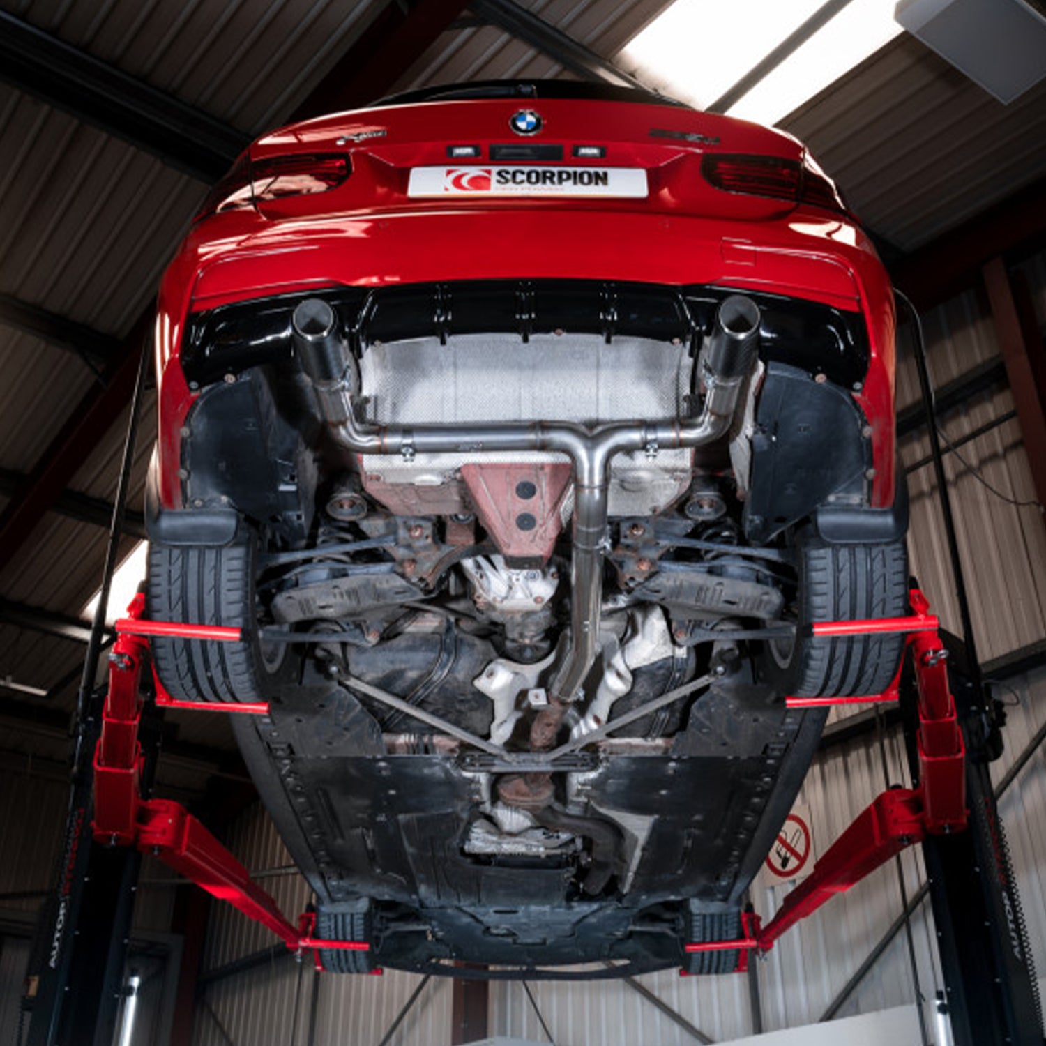 Scorpion Non-Resonated Half Exhaust System For BMW F30/F31 330D/335D, F32 430D/435D including xDrive