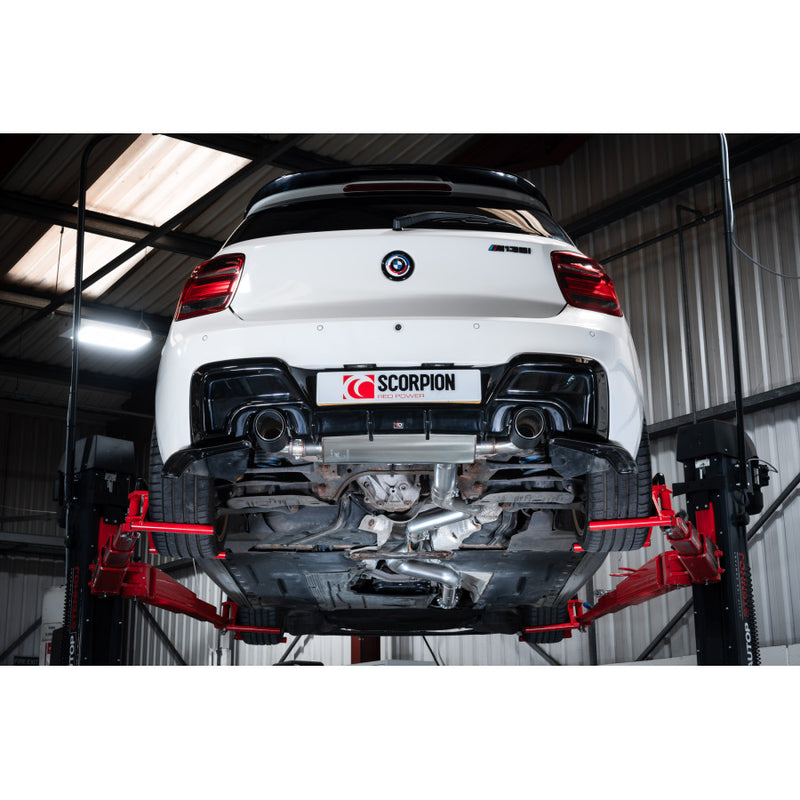 Scorpion Non Resonated Cat Back Exhaust System For BMW F20 & F21 M135i (including xDrive Models)