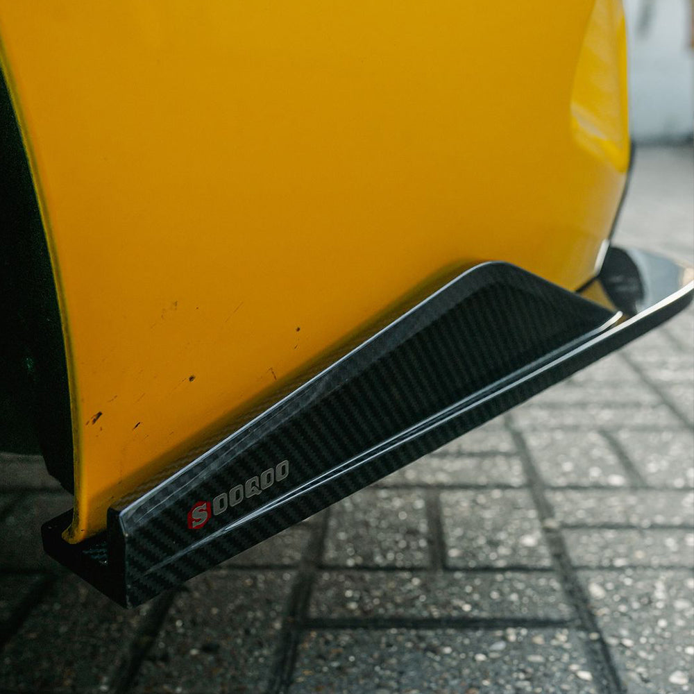 SooQoo BMW M8 F91 Rear Diffuser In Gloss Carbon Fibre