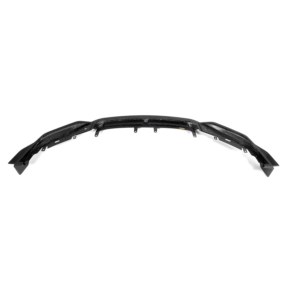 SooQoo BMW 8 Series G16 Front Lip In Gloss Carbon Fibre