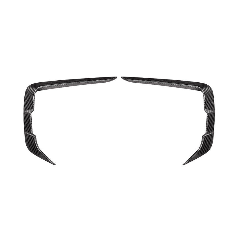 SooQoo BMW 8 Series G14 Front Bumper Insert In Gloss Carbon Fibre