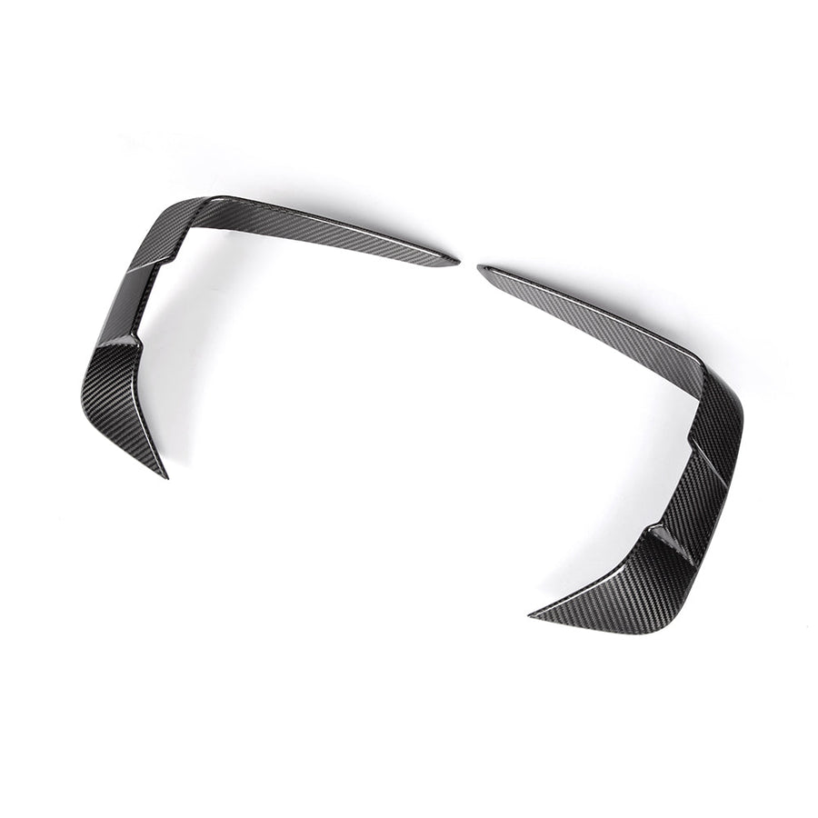 SooQoo BMW 8 Series G14 Front Bumper Insert In Gloss Carbon Fibre
