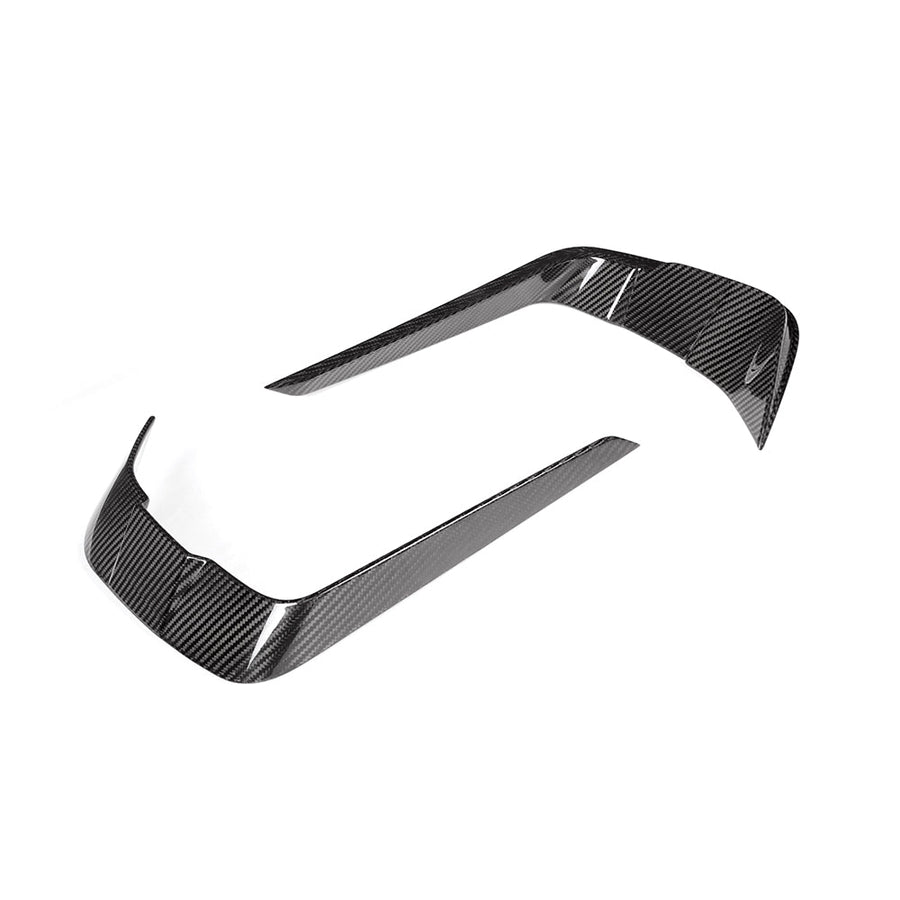 SooQoo BMW 8 Series G14 Front Bumper Insert In Gloss Carbon Fibre