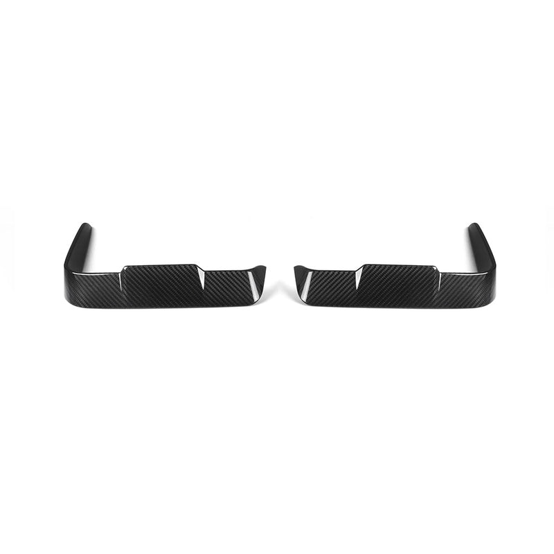 SooQoo BMW 4 Series G22 Front Bumper Inserts In Gloss Carbon Fibre