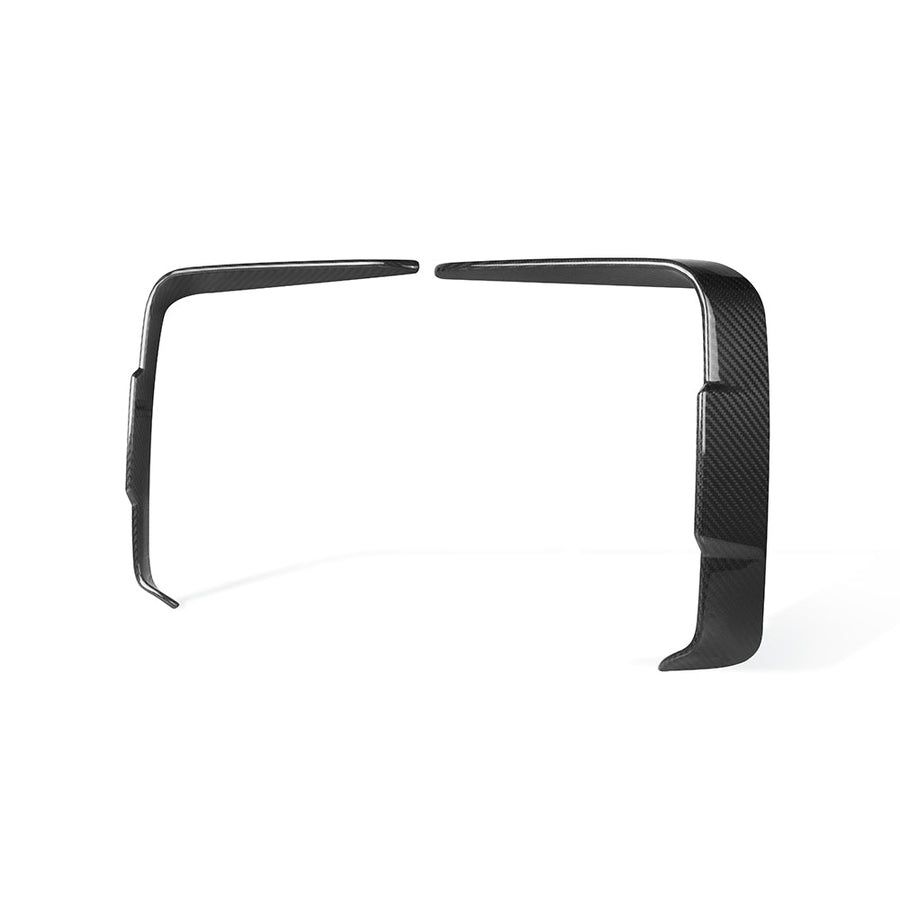 SooQoo BMW 4 Series G22 Front Bumper Inserts In Gloss Carbon Fibre