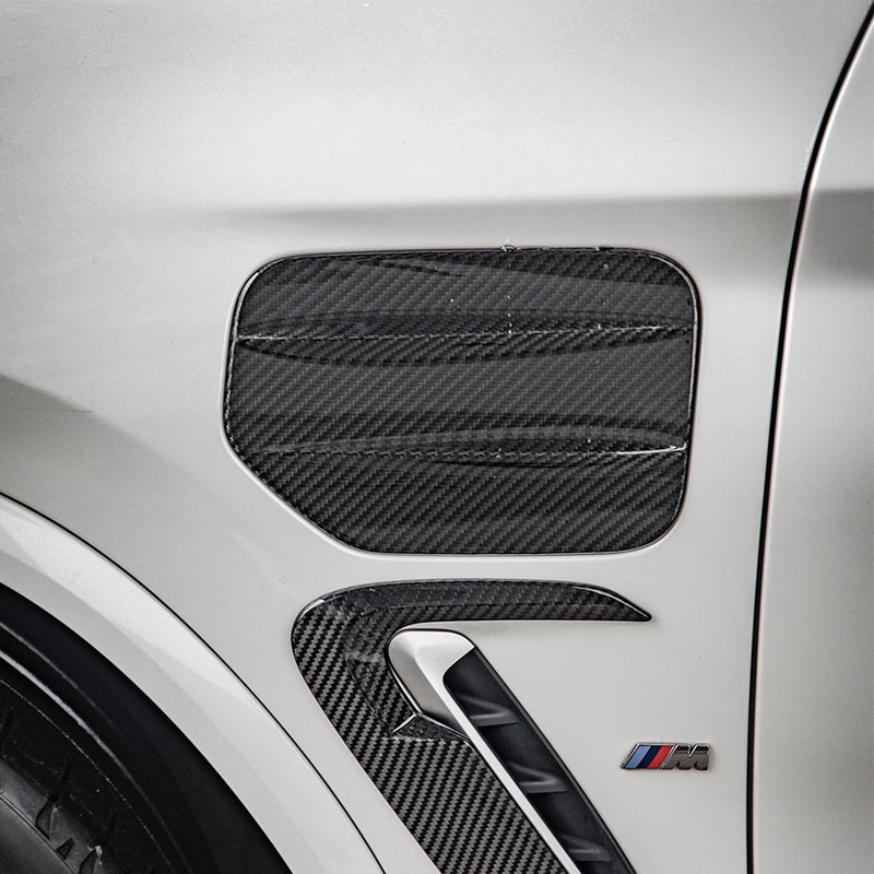 SooQoo BMW iX3 G08 Charger Cover In Gloss Carbon Fibre