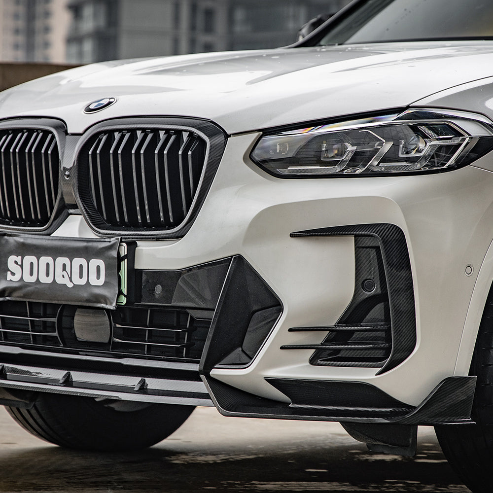 SooQoo BMW iX3, X3 G01 & X4 G02 LCI Carbon Fibre Front Ducts