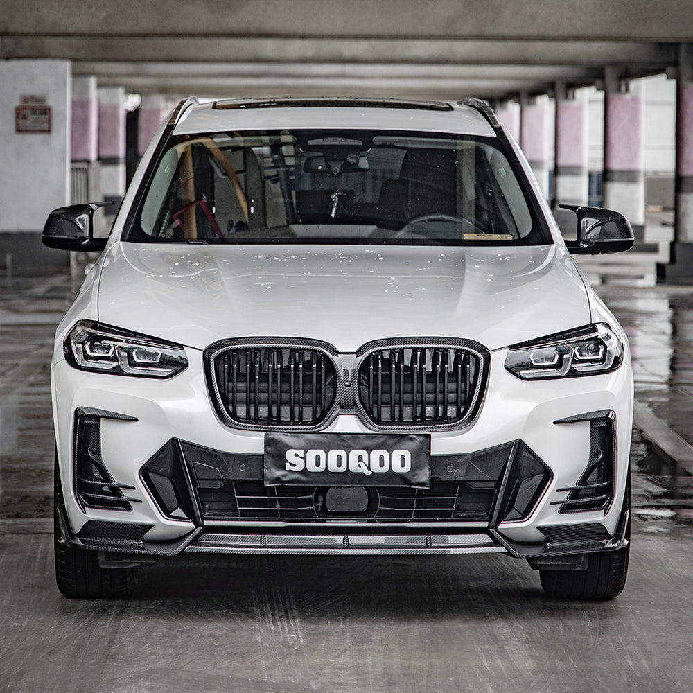 SooQoo BMW iX3, X3 G01 & X4 G02 LCI Carbon Fibre Front Ducts