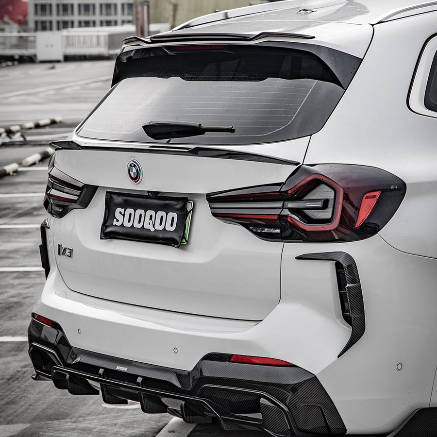 SooQoo BMW X3 G01 Top Spoiler In Gloss Carbon Fibre