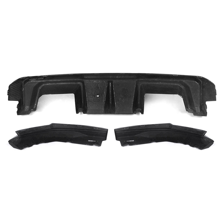 SooQoo V2 BMW M4 G82 G83 Rear Diffuser In Gloss Carbon Fibre