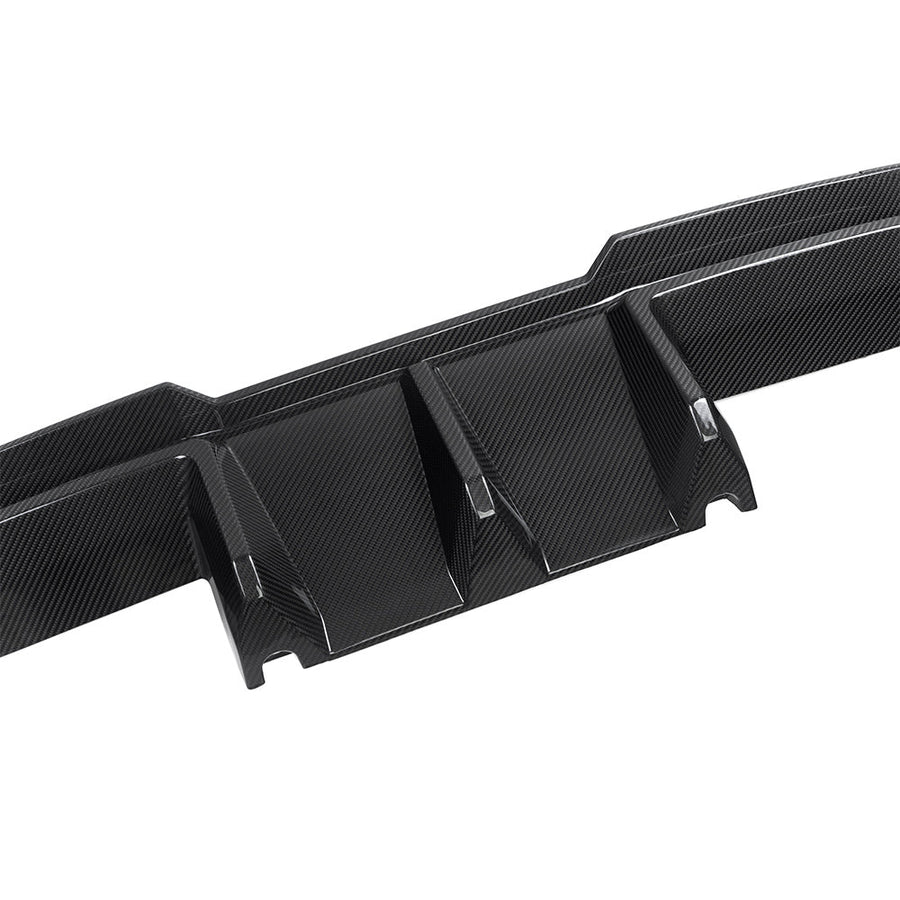 SooQoo V2 BMW M4 G82 G83 Rear Diffuser In Gloss Carbon Fibre
