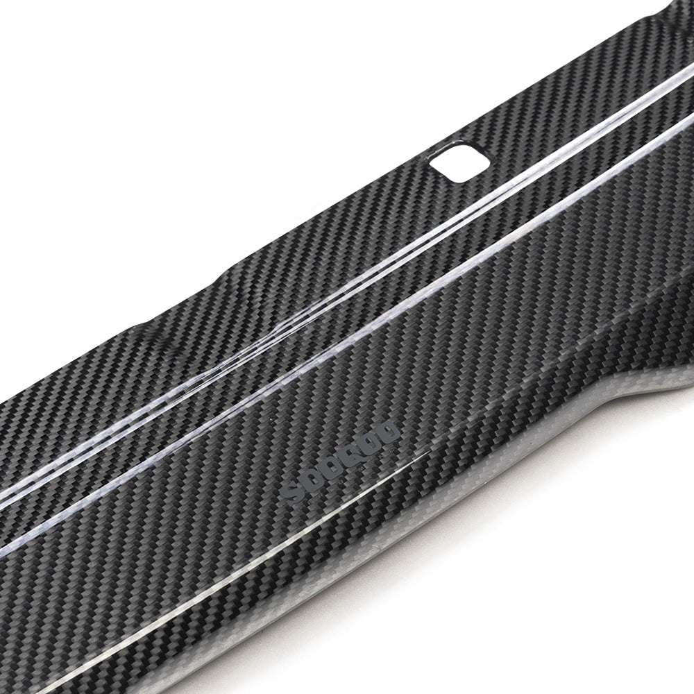 SooQoo V2 BMW G8x M3 M4 Front Lip In Gloss Carbon Fibre