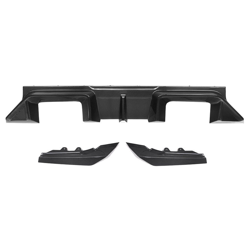 SooQoo V2 BMW M2 G87 Rear Diffuser In Gloss Carbon Fibre