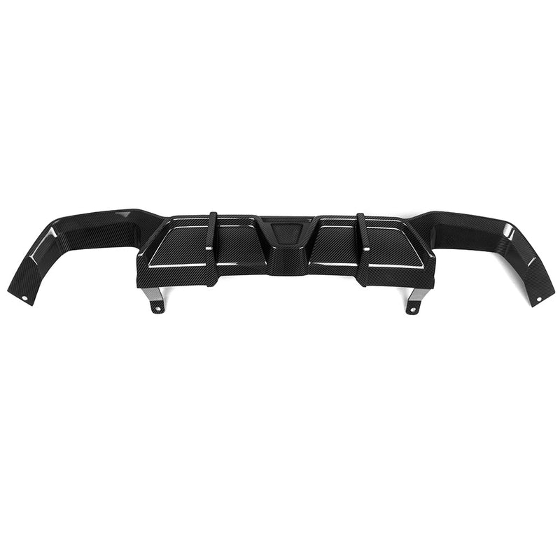 SooQoo BMW X4M F98 LCI Rear Diffuser In Gloss Carbon Fibre