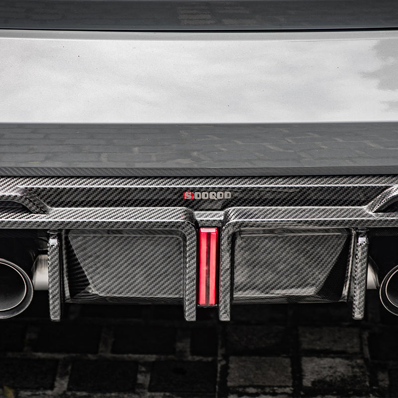 SooQoo BMW G80 & G81 M3 Carbon Fibre Rear Diffuser