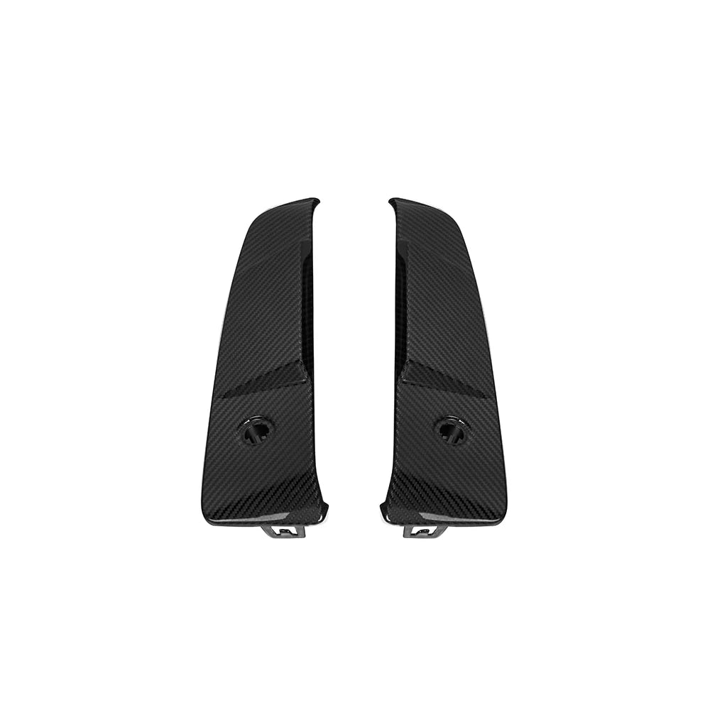 SooQoo BMW G45 X3 Rear Bumper Inserts In Gloss Carbon Fibre