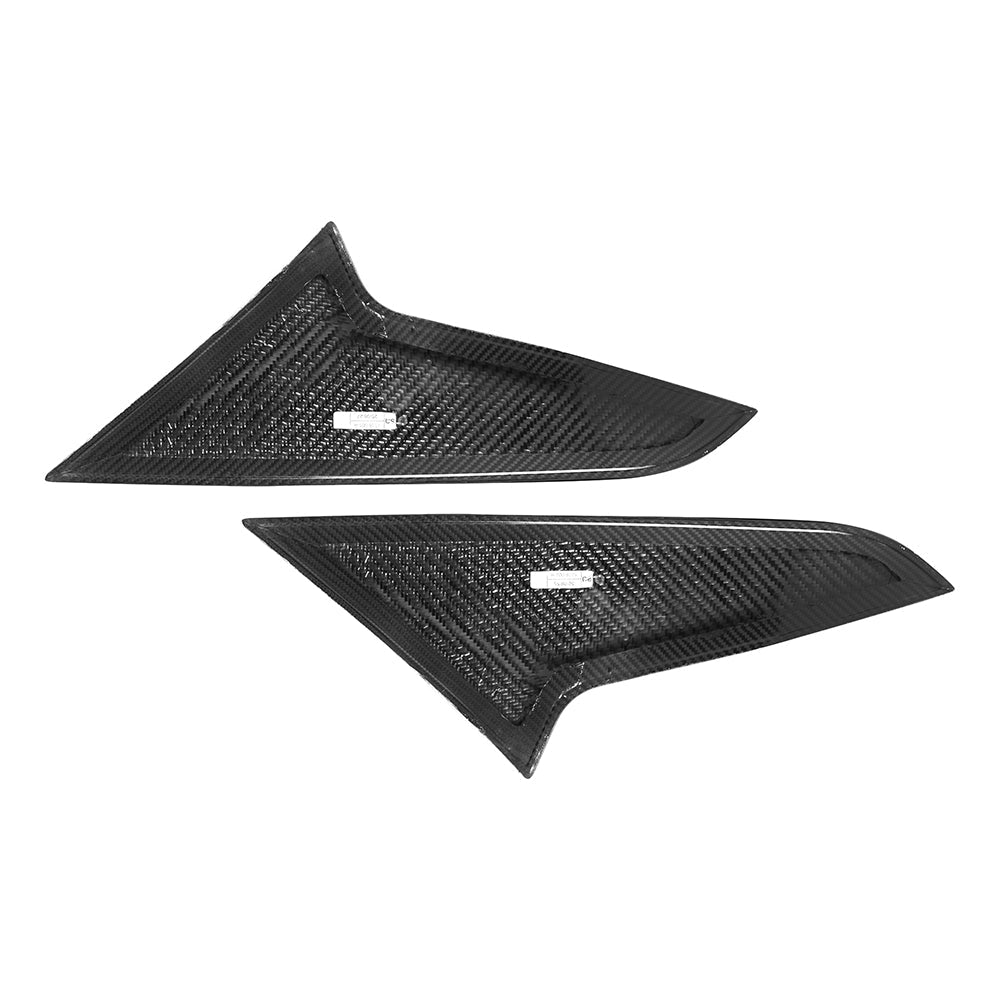 SooQoo BMW G45 X3 Rear Window Fins In Gloss Carbon Fibre