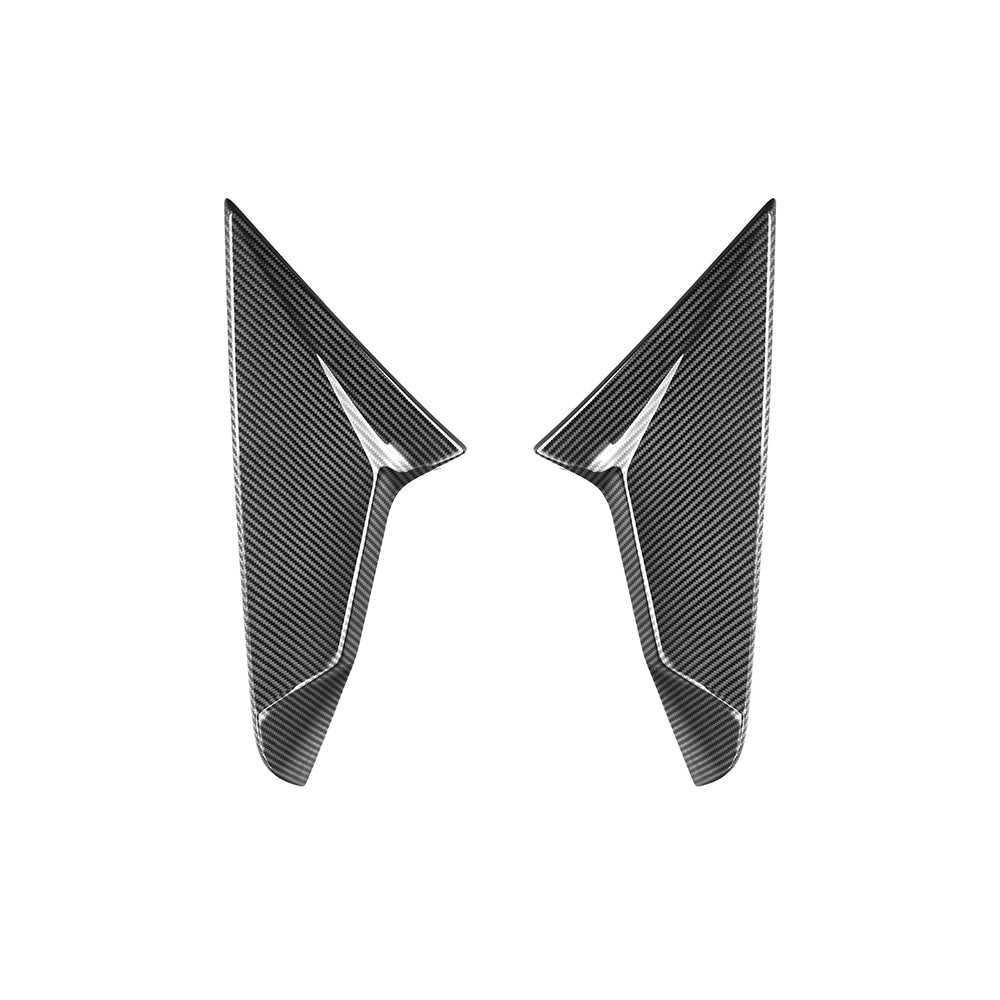 SooQoo BMW G45 X3 Rear Window Fins In Gloss Carbon Fibre