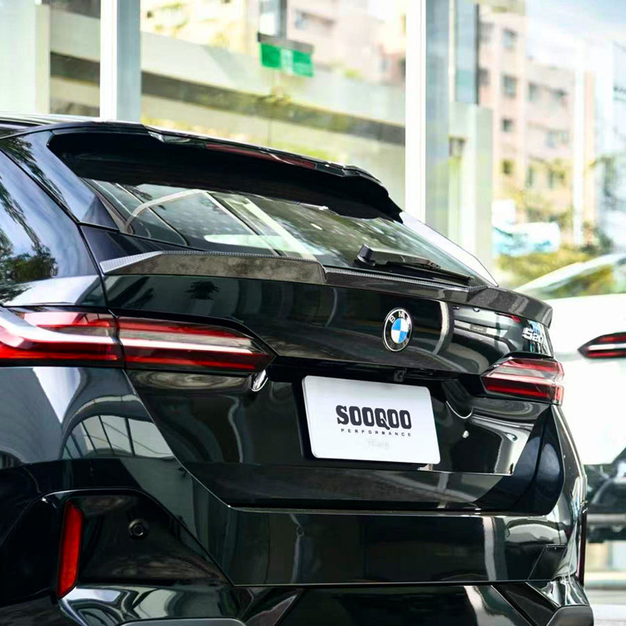 SooQoo BMW M5 G99 Rear Spoiler In Gloss Carbon Fibre