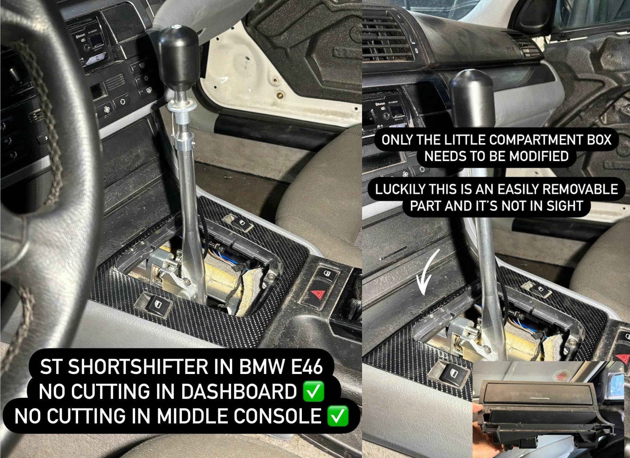 ST Trackparts BMW E36 E46 E8X E9X Short Shifter ST-Trackparts