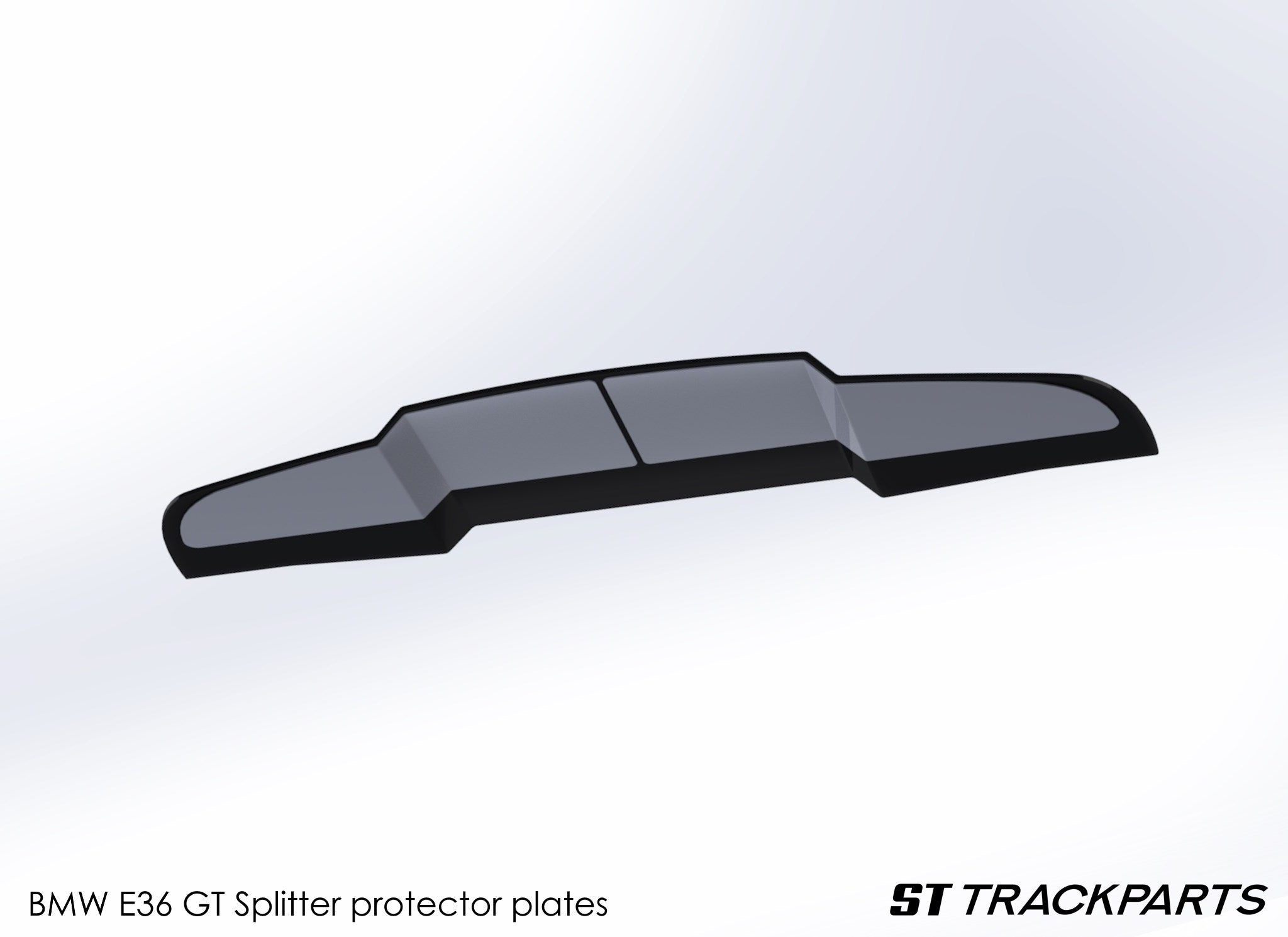 ST Trackparts BMW E36 GT Splitter Protector Plates