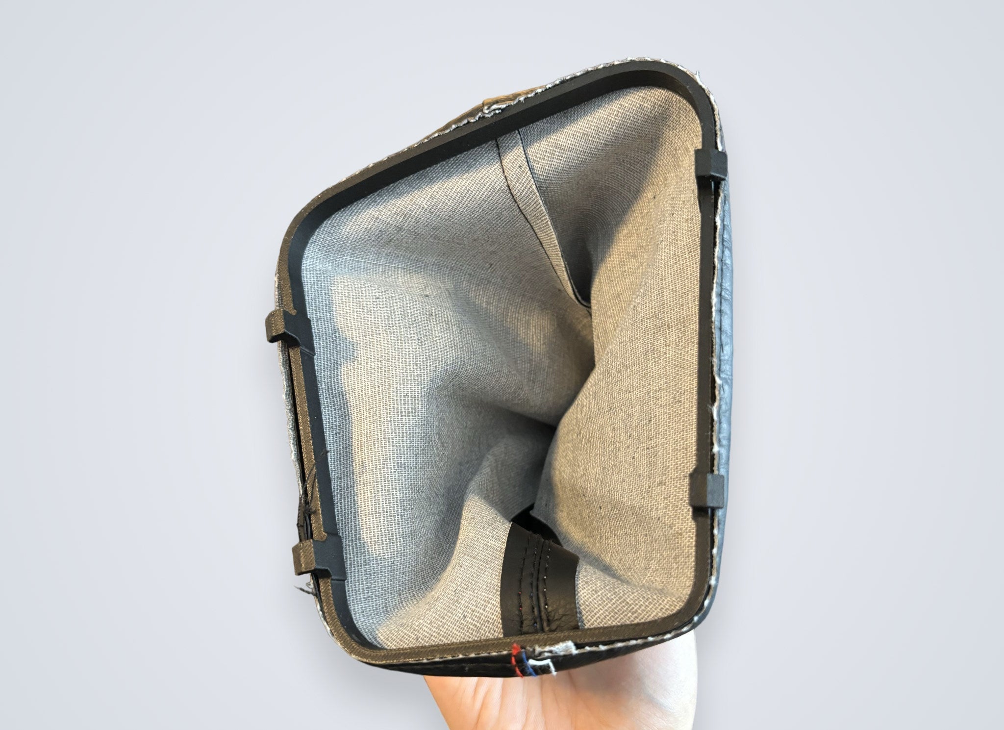 ST Trackparts BMW E36 Shifter boot M stitch with install bracket