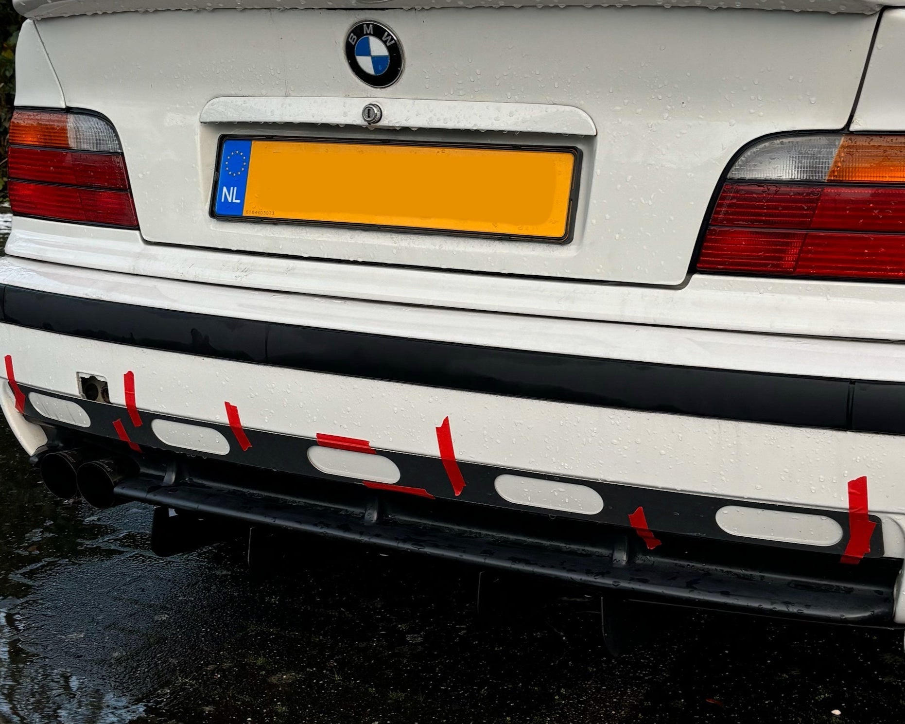 ST Trackparts BMW E36 Speedholes Stencil and Mesh