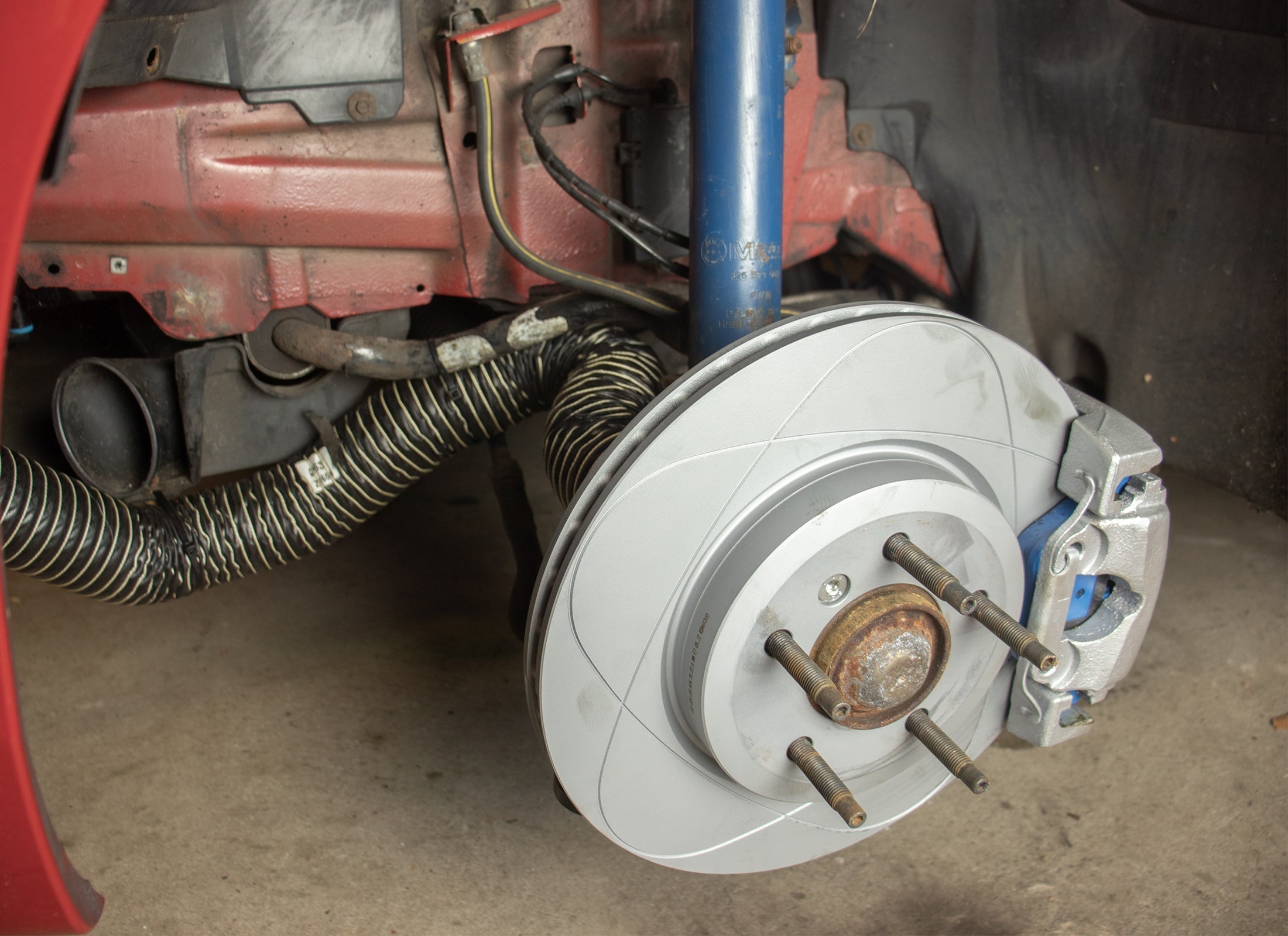 ST Trackparts BMW E46 M-Tech 2 Brake Cooling Kit