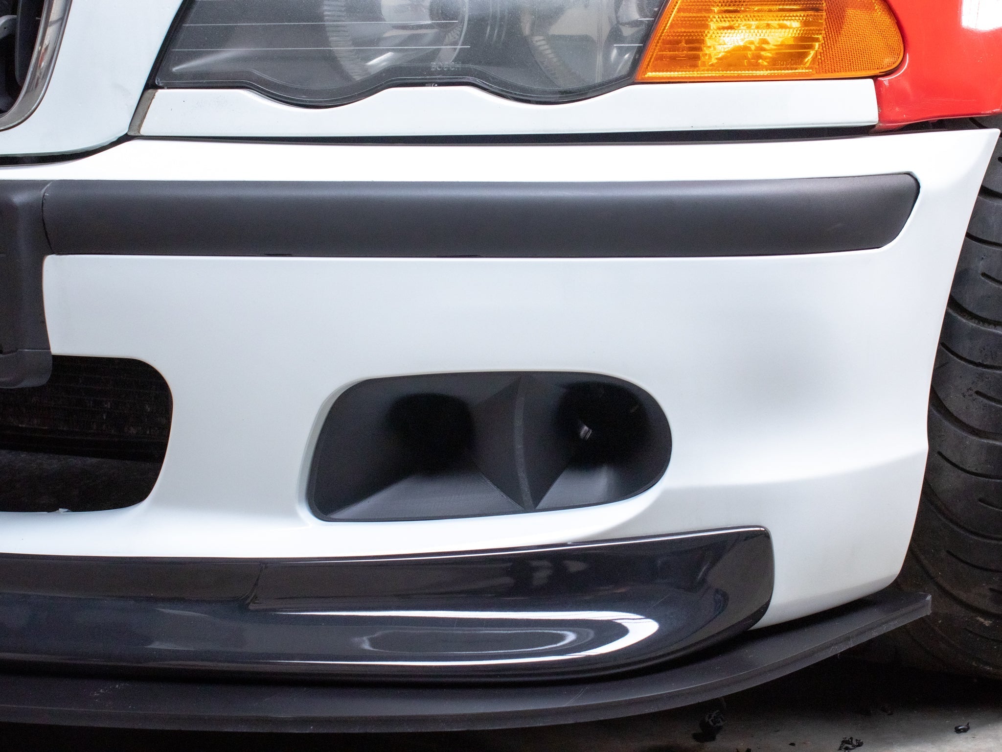 ST Trackparts BMW E46 M-Tech 2 Intake Duct (Fog Light)