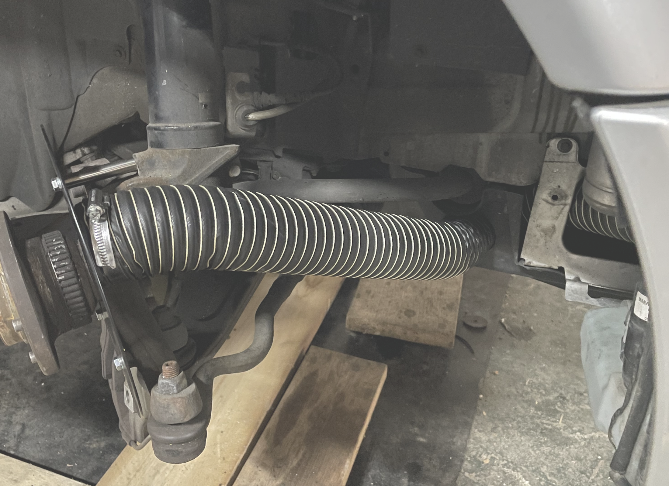 ST Trackparts BMW E46 M3 Brake Cooling Kit