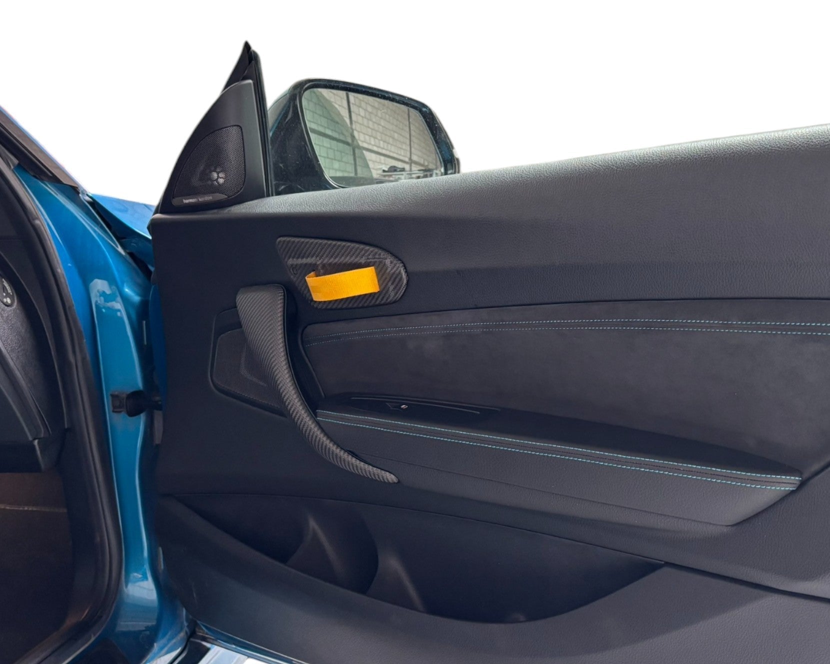 ST Trackparts BMW M2 F87 F20/F21/F22 Carbon Fiber Door Pull Strap Conversion Kit