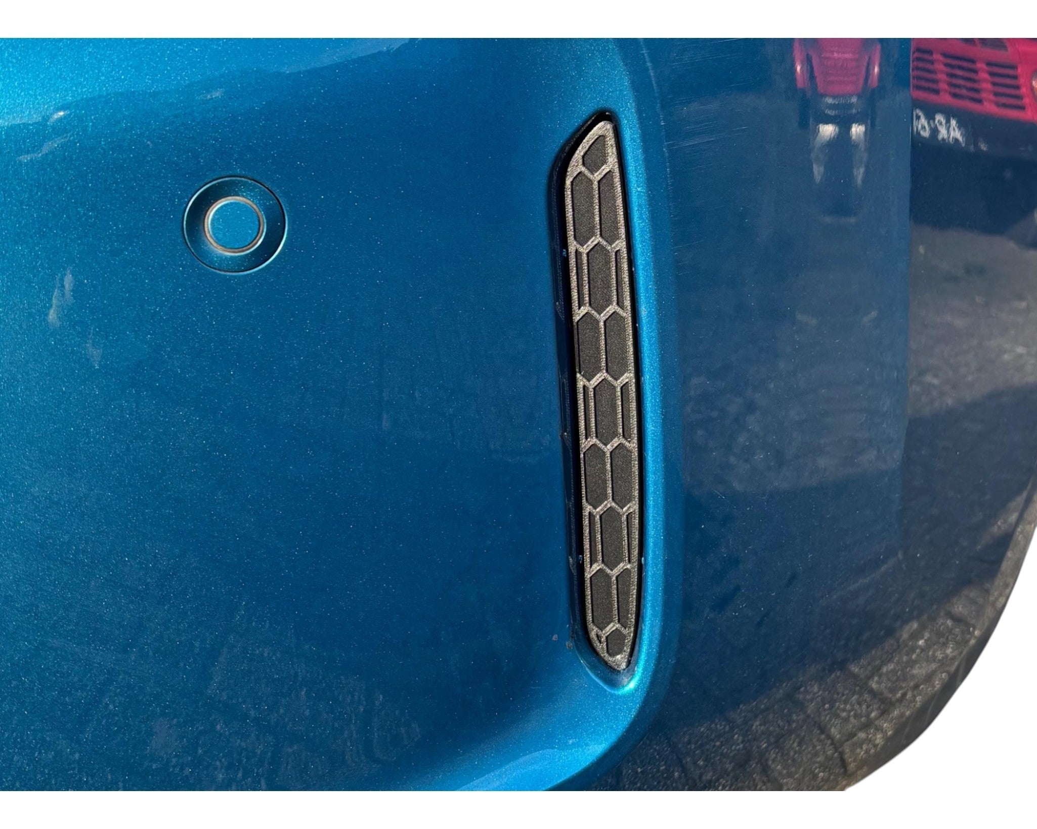 ST Trackparts BMW M2 F87 Rear Reflector Delete Kit Honeycomb Black