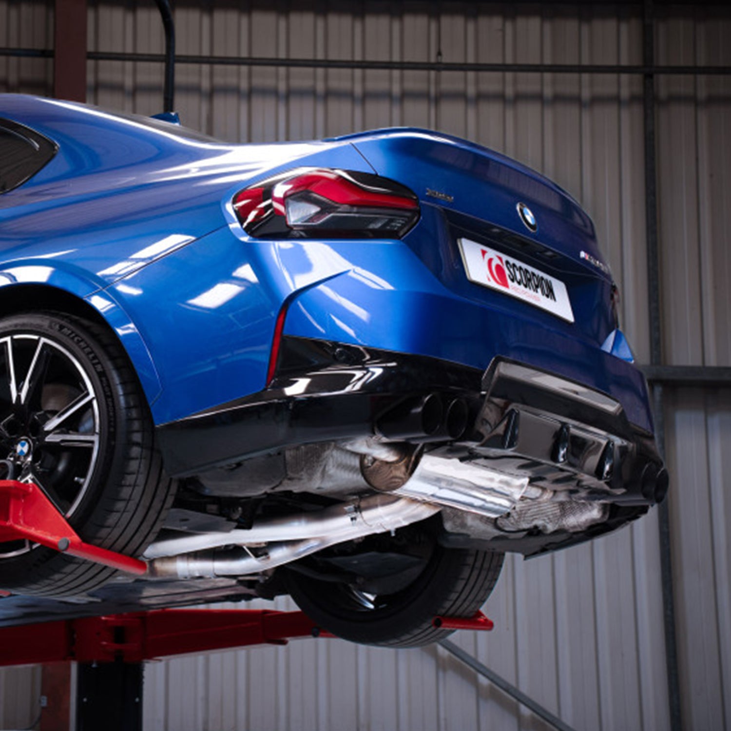 Scorpion BMW G42 M240i OPF Back Exhaust System With Black Daytona Tips