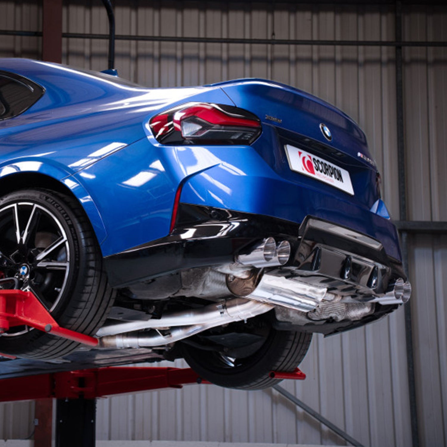Scorpion BMW G42 M240i OPF Back Exhaust System With Polished Daytona Tips