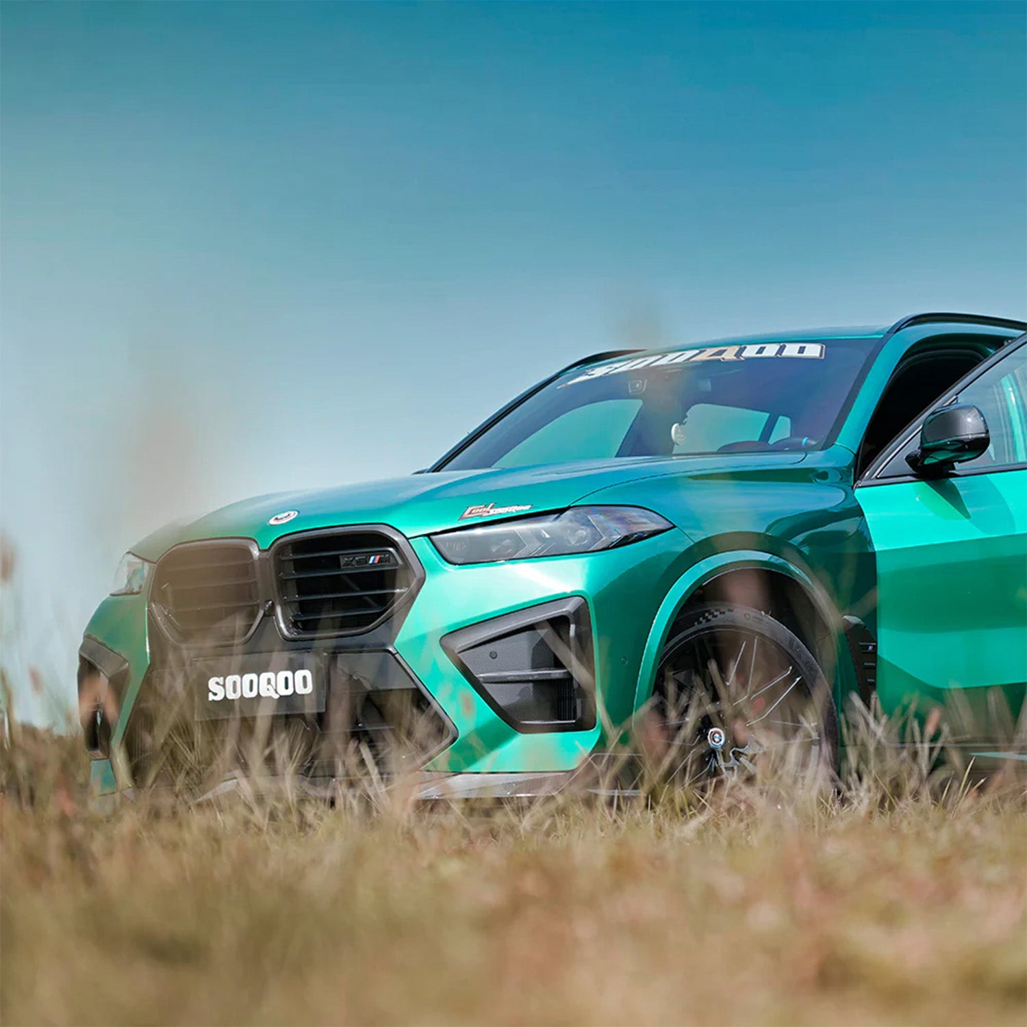 SooQoo BMW F95 X5M LCI Carbon Fibre Front Ducts