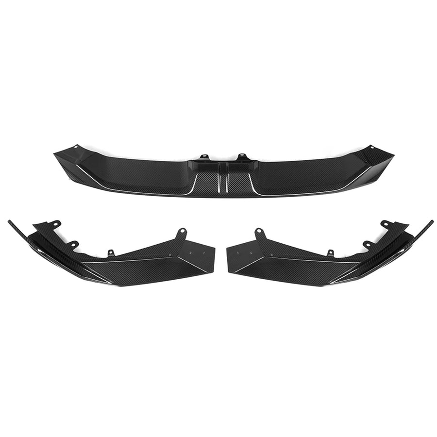 SooQoo BMW F96 X6M LCI Gloss Carbon Fibre Front Splitter