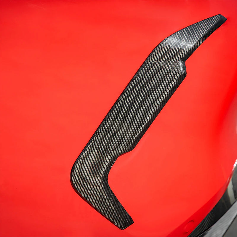 BMW F96 X6M Gloss Carbon Fibre Rear Bumper Inserts By SooQoo