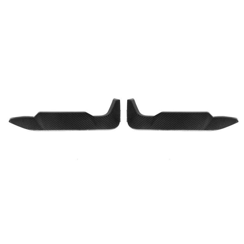 BMW F96 X6M Gloss Carbon Fibre Rear Bumper Inserts By SooQoo