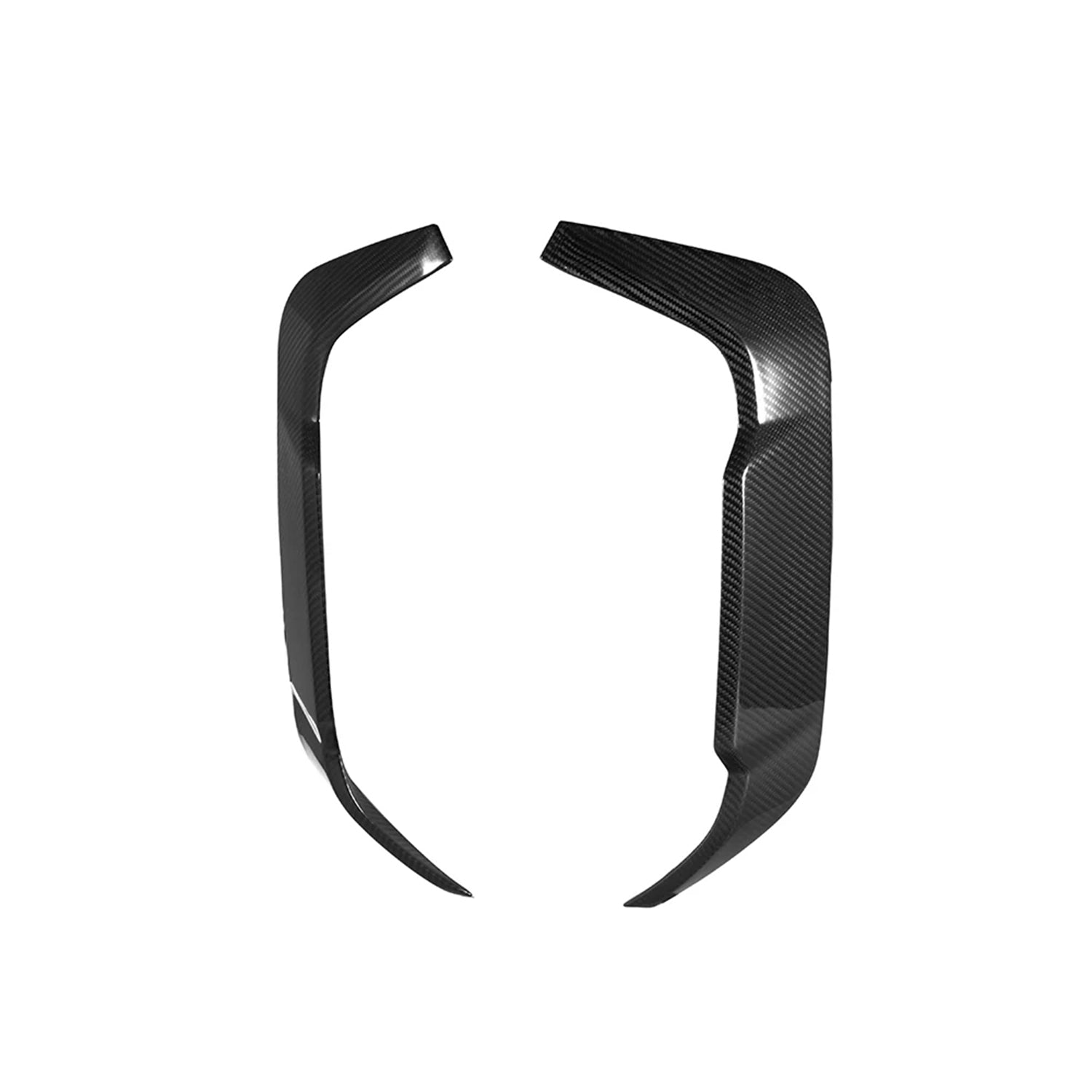 BMW F96 X6M Gloss Carbon Fibre Rear Bumper Inserts By SooQoo