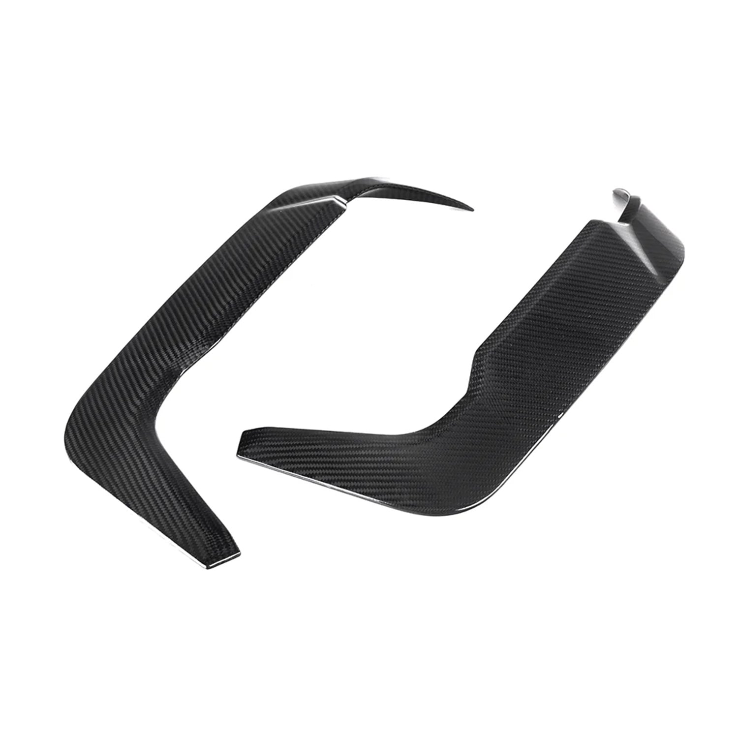 BMW F96 X6M Gloss Carbon Fibre Rear Bumper Inserts By SooQoo