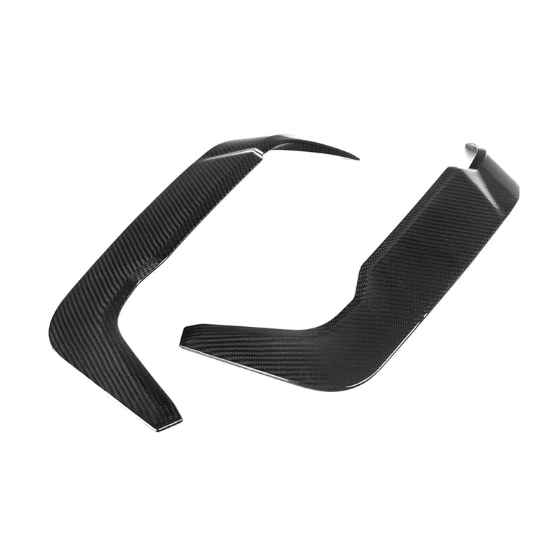 BMW F96 X6M Gloss Carbon Fibre Rear Bumper Inserts By SooQoo